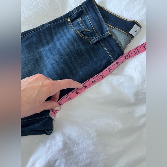 Frame | Women’s SZ 31 | Le Garcon Crop Denim Blue Jeans | Medium Wash Mid Rise - Picture 7 of 9